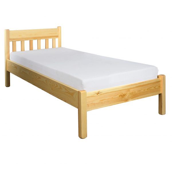 eoshop Drevená posteľ LK156, 100x200, borovica (Farba dreva: Orech)